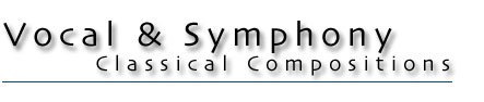 Vocal & Symphony Vocal & Symphony